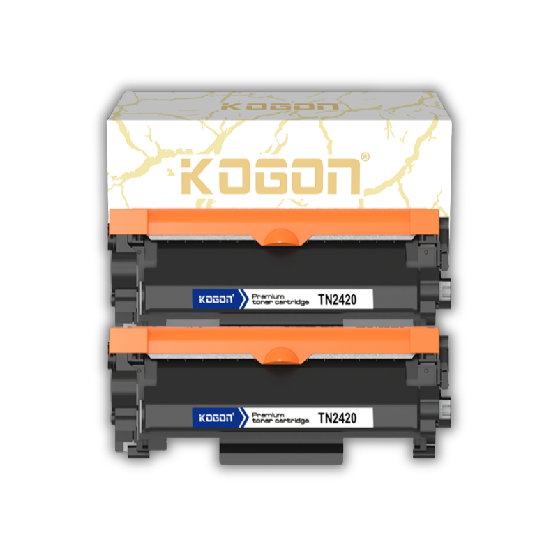 2 × KOGON Compatible BRO TN2420 Standard Capacity Toner Cartridge